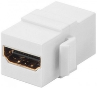 ET x RJ 45 Keystone betét HDMI toldó F - F Goobay 90856