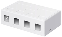 ET x RJ 45 Keystone x4 Falidoboz Goobay 79376