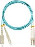 Optikai SC-LC 2m 50/125 Duplex kábel OM3 NMF-PC2M3C2-SCU-LCU-002