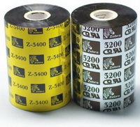 Festékszalag Zebra 3200 Wax/Resin Black 64mm/74m 12db/Doboz