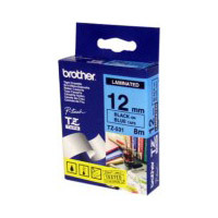 Brother TZe531 12mm Kék blue/BK Feliratozó Szalag