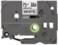 Festékszalag Brother TZe261 36mm White/BK
