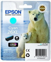 Patron Epson C13T26324010 Cyan 9,7ml 26XL