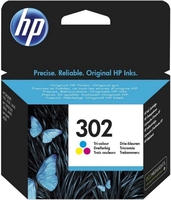 HP F6U65AE No.302 tintapatron, CMY