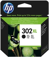 HP F6U68AE No. 302XL nagy kapacitású fekete tintapatron, fekete