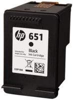 HP C2P10AE No.651 tintapatron, Black