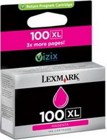 Lexmark 100XL Magenta tintapatron