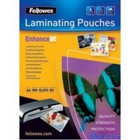 Papír Fellowes Lamináló fólia A4 80mikron 100db 5306114