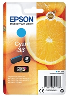 Pat Epson C13T33424012 Cyan 4,5ml XP-530/630/900