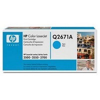 Toner HP Q2671A Cyan 4K CLJ3500/3550/3700