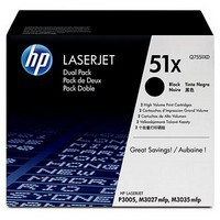 Toner HP Q7551XD BK 26K Duo Pack M3035/M3027/P3005