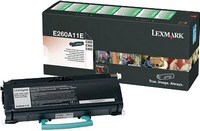 Toner Lexmark E260A11E BK 3,5K E26x/E36x/460