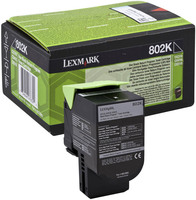 Toner Lexmark 802K Black 1k 80C20K0  CX310/CX410/