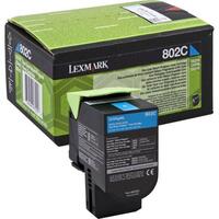 Toner Lexmark 802C Cyan 1k 80C20C0 CX310/CX410/CX510