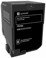 Toner Lexmark 74C2HKE Black 20k CS720de/dte