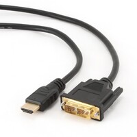Kab Mon HDMI M - DVI M  3m Gembird CC-HDMI-DVI-10