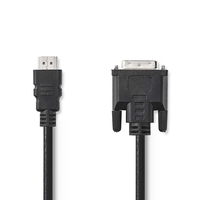 Kab Mon HDMI M - DVI M  3m Nedis CCGP34800BK30