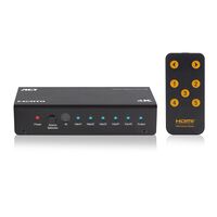 Elosztó HDMI átkapcsoló 5-1 ACT + távirányító 4K AC7840