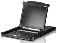 Elosztó KVM  8PC ATEN LCD Console 17