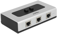 Elosztó RJ45 2 port 10/100/1000 kétirányú manuális Delock 87673