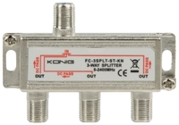 Elosztó Műhold F 10.5dB/5-2400MHz 3xKimenet FC-3SPLT-ST-KN