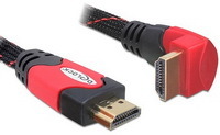 Kab Mon HDMI - HDMI with Eth. 90 fok A-A 3m Delock 82687
