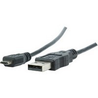 Kab USB A-microB 2m Nedis CCGP60500BK20