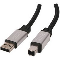Kab USB A-B 5m Nedis Quality Antracit CCGC61100AT50
