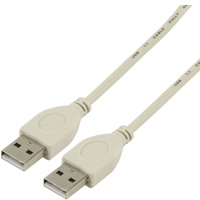 Kab USB A-A Összekötő 3m P-P Nedis CCGP60000BK30