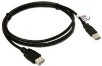 Kab USB A-A Hosszabbító 2m P-M CCGT60010BK20