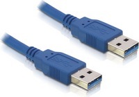 Kab USB3.0-A-A apa/apa összekötő 3m Delock 82536