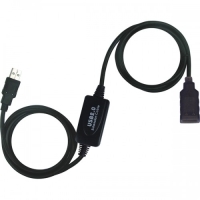 Kab USB A-A Hosszabbító Aktív 15m Wiretek VE717