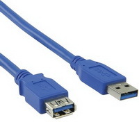 Kab USB3.0-A-A hosszabbitó 1m CCGP61010BU10
