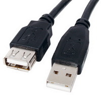 Kab USB A-A Hosszabbító 0,20m P-M CABLE-143-0.2H