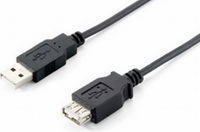 Kab USB A-A hosszabbitó  2m Equip128850