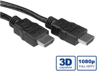 Kab Mon HDMI - HDMI with Ethernet 1m Roline S3671