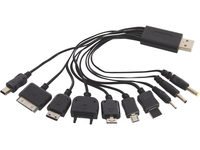 Kab USB kábel Kit Sandberg Multi mobiltelefon töltő 440-01