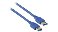 Kab USB3.0-A-A apa/apa 2m Nedis kék CCGP61000BU20