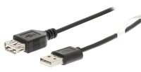 Valueline 3m USB2.0 A-A hosszabbító kábel, fekete