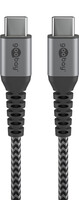 Kab USB3.1 Type-C M-M 2m textil Goobay 49303