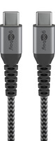 Kab USB3.1 Type-C M-M 2m textil Goobay 49303