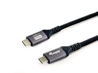 Kab USB4.0 Gen2x2 USB-C (M/M) 2m 5A/ 8K/60Hz Equip Bk 128383