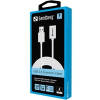 Kab USB3.0-A-A Hosszabbító 2m Sandberg 508-51