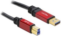 Kab USB3.0-A-B apa/apa 3m prémium Delock 82758