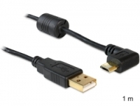 Kab USB A-microB 1m Delock 83147 (Forgatott)