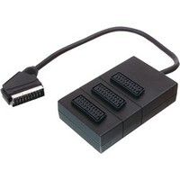 Kab Scart - 3xScart 0,5m  Black CVGB31835BK05