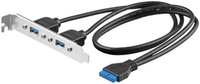 Kab Kivezet hátlap 2xUSB3 Goobay 95369