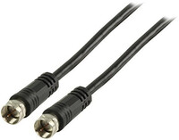 Kab Antenna Kábel F papa- F mama L alakú 100dB 5m CSBW40010WT50