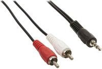 Kab 3.5mm Jack - 2x RCA cable 2m CAGL22200BK20