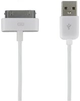Nedis CCGP39100WT10 1m USB 2.0 iPad / iPhone / iPod adat/töltő kábel, fehér
